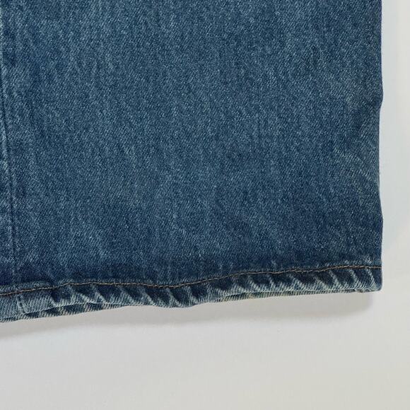 VTG Levi’s 501xx Button Fly Jean W38 L34 Distressed Denim Straight Leg Y2K 2000s - Picture 11 of 14